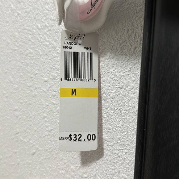 Jezebel Pandora Lace Bralette JZ18042 - Medium Beautiful Lace Bra w/ Adj Straps! - Picture 3 of 7